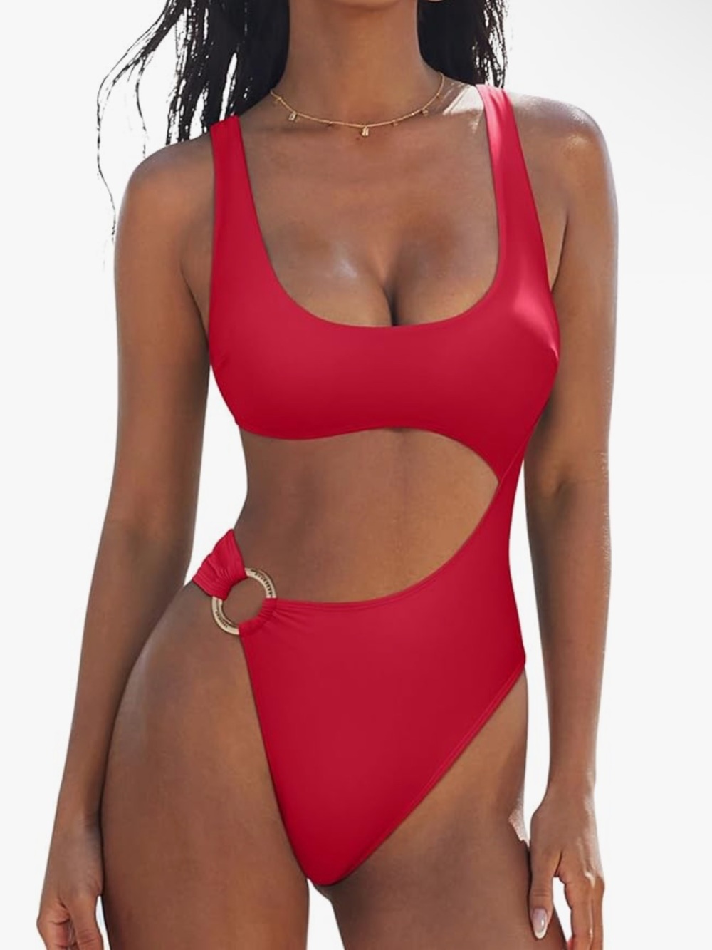 NWT Red Women’s Monokini Swimsuit